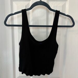 Old Navy Black Ribbed Tank Top